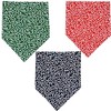 Paquete de 3 bandanas triangulares para perro, accesorios de bufanda,