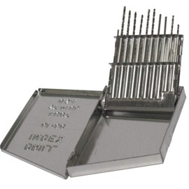 Drill America 20 Piece High Speed Steel Drill Bit Set (Wire Sizes #61 - #80), DWDN Series