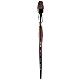 Escoda Versatil 1543 Series Artist Watercolor and Acrylic Paint Brush, Short Handle, Wash, Size 1"