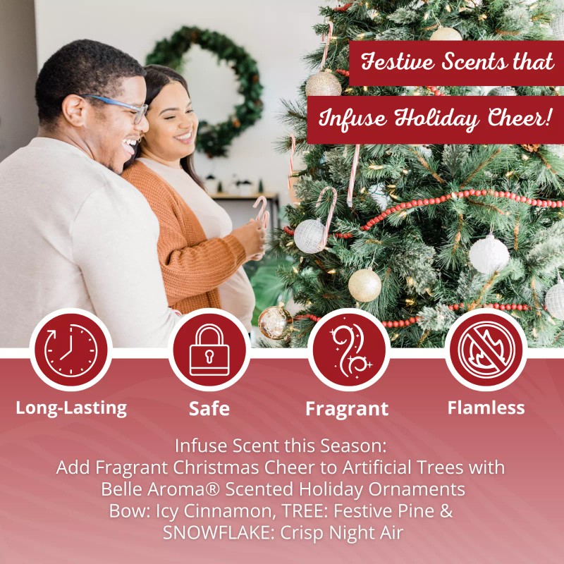 Belle Aroma Tree Scented Holiday Ornament