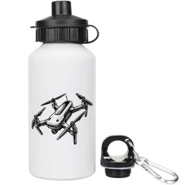 Azeeda 400ml 'Flying Drone' Kids Reusable Water/Drinks Bottle (WT00081531)