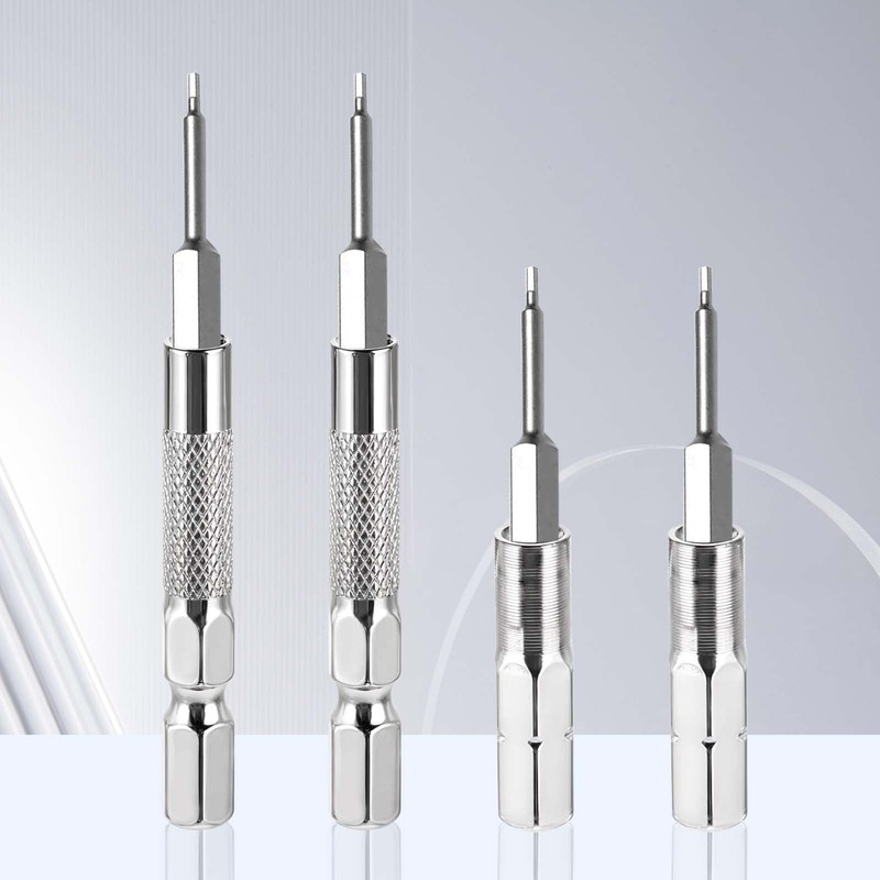 4 Pcs 1/4 to 4mm Drill Bit Adapter, 2 Pieces