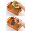 Yoshikawa SJ1910 Fermentation Shokudo Pickle Pot, Orange, 9.2 fl oz