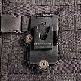 KILINO Molle Dock Adapter - Peter Jones Klickfast Retrofit Dock - Black, Nylon, Plastic - Utility Pouch