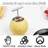 chislim 2 Pcs Apple Corer,Stainless Steel Pear Corer,Fruit Corer Tool,Kitchen