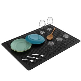 Upgraded Stove Top Cover for Electric Stove – XL Silicone Cooktop Protector & Drying Mat – Heat Resistant Glass Stove Top Cover, Induction Cooktop Protector, Grade Silicone Range Cover (28” x 20”)