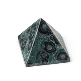 Natürlicher Kambaba-Jaspispyramide, 4 cm, Pyramide, polierte Kristalle mit Energieeigenschaften, Pyramide, Stein (Jaspis, Kambaba, 4 cm)