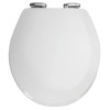 Design House Dalton Round Wood Toilet Seat in White
