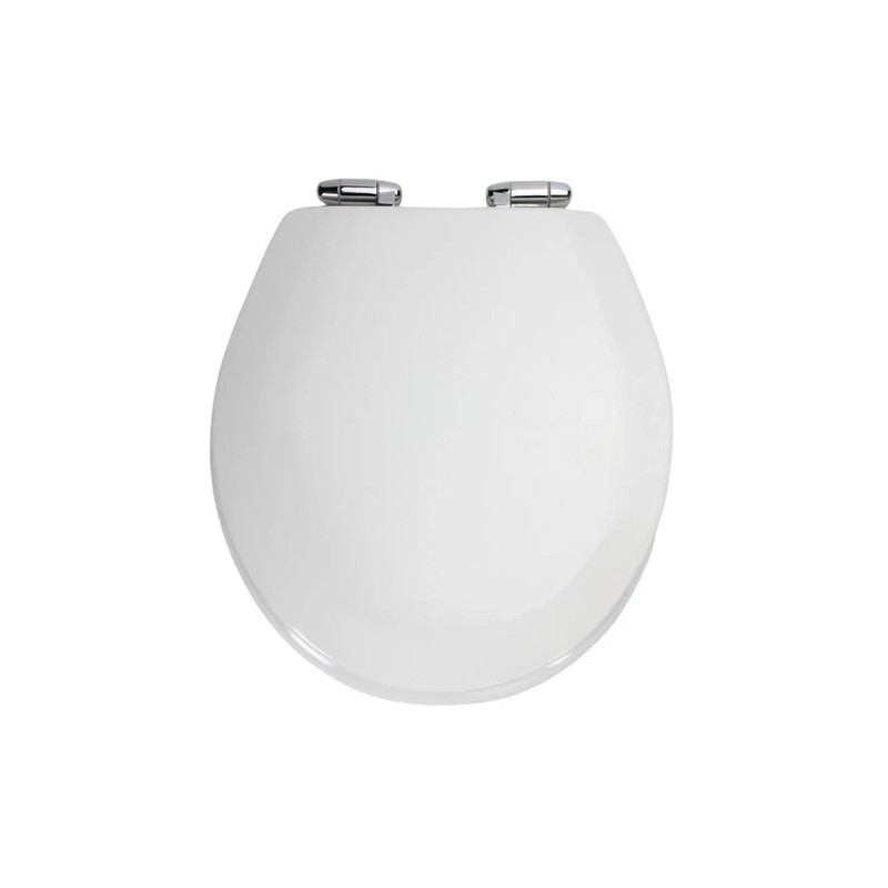 Design House Dalton Round Wood Toilet Seat in White