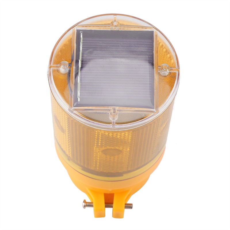 Flashing LED Warning Signal Light Solar Power Emergency Security Alarm