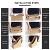 JINCHIDA 3 Pack Magazine File Holder with 3 Labels,Cardboard Magazine