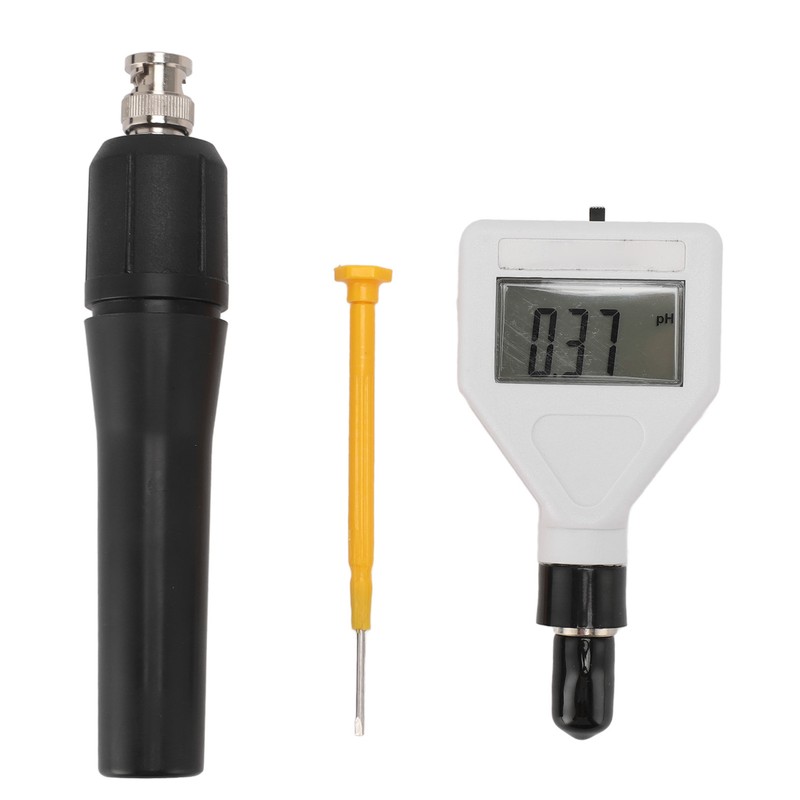 Soil PH Meter with Backlit LCD Display Multipurpose Fruit Meat