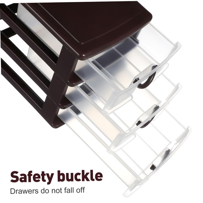 iplusmile Plastic Storage Box Multifunctional Drawer Organizer Storage Case Cosmetic