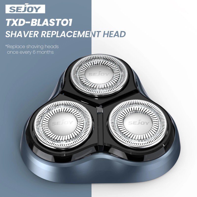 SEJOY Electric Shaver Replacement Head Rotary Blade for Model TXD-BLASTO1