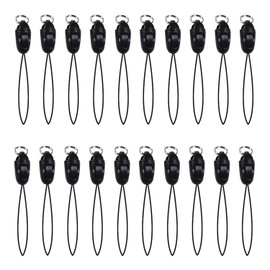 Fuugui Strap Parts, Detachable Connecting, Hawkeye, Set of 20, Connecting Parts, Black, Detachable Type, Includes Pines, Strap, Double Ring, Lightweight, Small, Easy to Install, Accessories, Strap