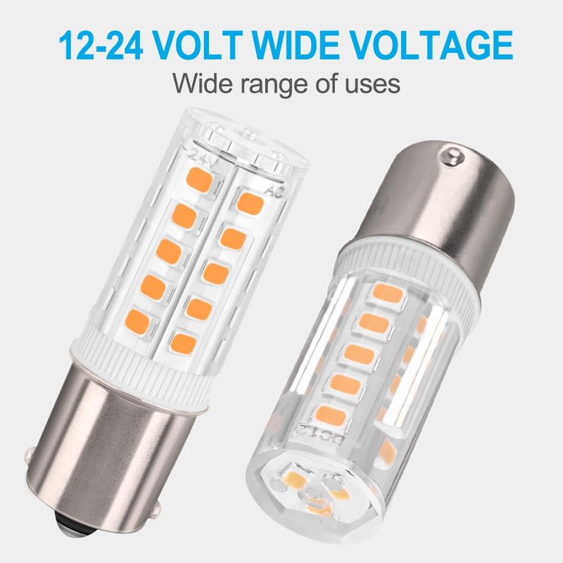 HRYSPN 4PCS BA15S LED bulb p21w 12V 24V, 1141 LED