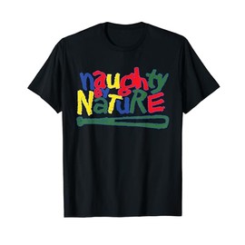 Naughty By Nature – Multi Color Logo T-Shirt