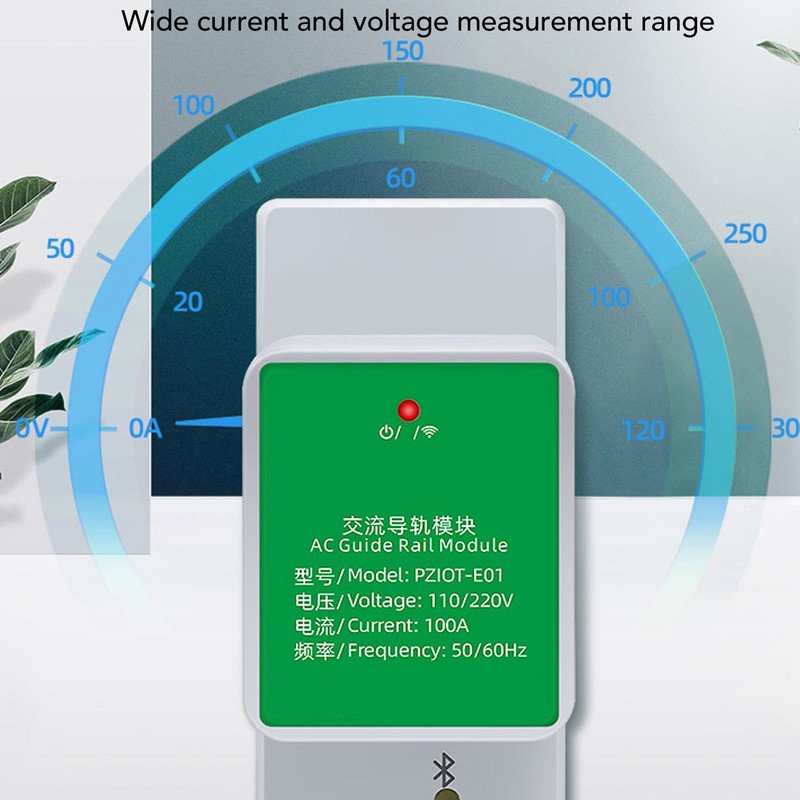 Peacefair Smart Energy Monitor Multifunctional DIN Rail Remote Control WiFi