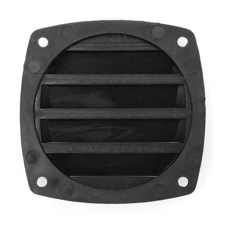 3in Marine Air Vent Grille Ventilation Ducting Louver Cover Black