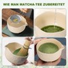 9 Pieces Matcha Tea Set with Whisk and Bowl, Matcha