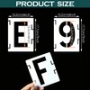 6 Inch Letter and Number Stencils,Letters and Numbers Stencil Kit,42