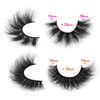 Newcally False Eyelashes Fluffy Wispy Faux Mink Lashes 8D Volume