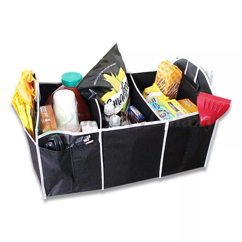 Fenzer Extra Large Car Auto Trunk Collapsible Organizer with 3