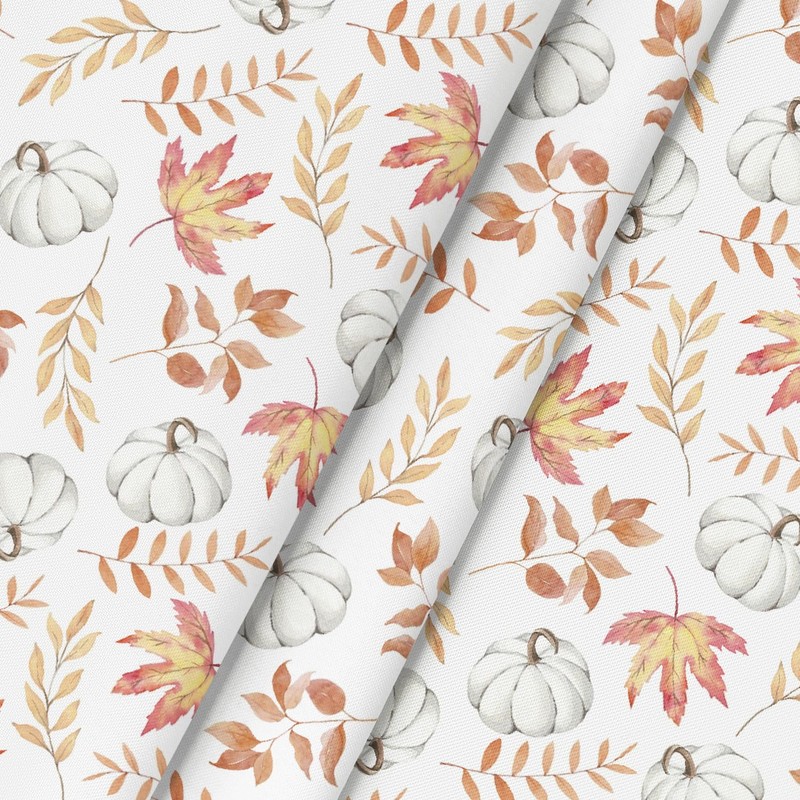 Artoid Mode Orange Pumpkins Leaves Autumn Table Cloth, Rectangular 140x200