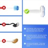 Disposable Toilet Bowl Brush with 40 Toilte Wand Refills, Toilet