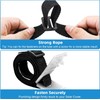 Retaining Straps, Set of 8 Fastening Straps and Clips, Accessories