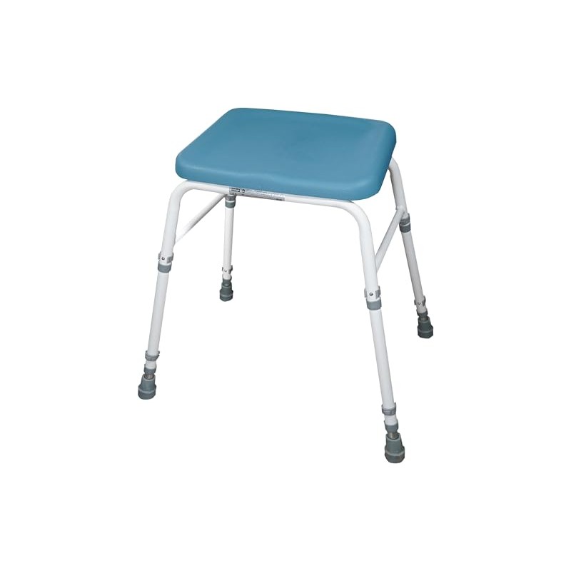 Aidapt Multi-Use Perching Stool.4 in 1 Configuration,Comfy Padded Seat&Back,Height Adjustable,Push