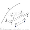 Rexka 10pcs Fender Liner Screws for Nissan Infiniti 01454-N5061 Cube