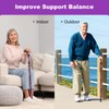 MFE Folding Cane, Portable 5-Level Adjustable Height Walking Stick with