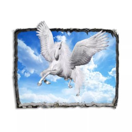 3D Pegasus 4" Decal Sticker for Car  Truck  Laptop