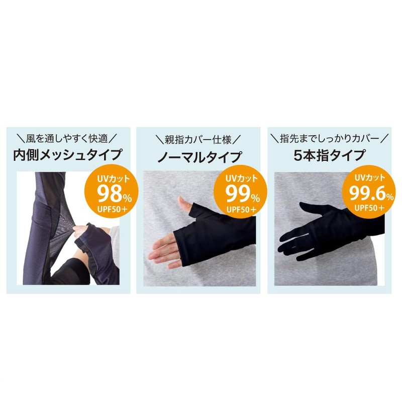 Global Japan Cool Fitty Arm Cover, Sun Protection Goods, Maximum