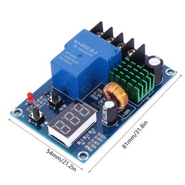 MóDulo de Control de Carga de Batería DC 6-60V Tablero de ProteccióN de Batería para Generador de Viento Solar Control de Carga de Batería