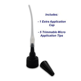 Black Rubber Toughened CA Glue with Premium Accelerator - 2oz Cyanoacrylate Super Glue - Medium-Thick 500 CPS Viscosity Adhesive Plus 2oz Instant Tack Spray by Springfield Speaker