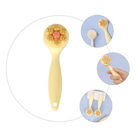 Minkissy 3 Pcs Facial Exfoliator Face Cleansing Brush Gentle Pore Cleaning Tool