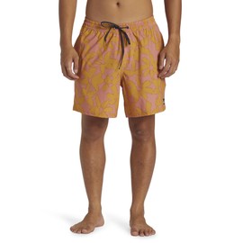 Quiksilver Men's Board Shorts, Allover Print, 4-Way Stretch JAM Shorts, MJR6