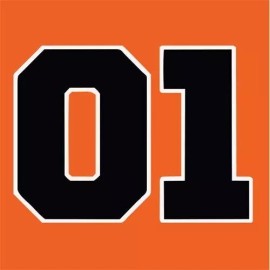 PopArt Dukes of Hazzard 01 Sticker 10" X 12" general lee