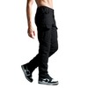 Men's Tactical Cargo Pants, Waterproof Winter Work Pants, Multi-Pocket Outdoor