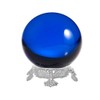 Amlong Crystal Blue Crystal Ball 50mm (2 inch) with Silver