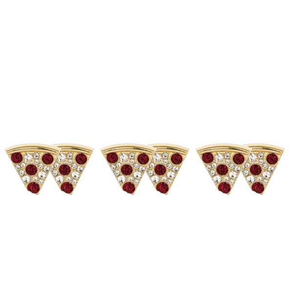 Sugarfix By Baublebar- Pizza My Heart Earings, 3 Pack