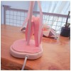 Cozylight Bedside Lamp, Pink Dancing Shoes Design, 14inch Tall Table
