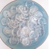 MajorCrafts® 50pcs 18mm Transparent Clear 2 Holes Round Resin Sewing