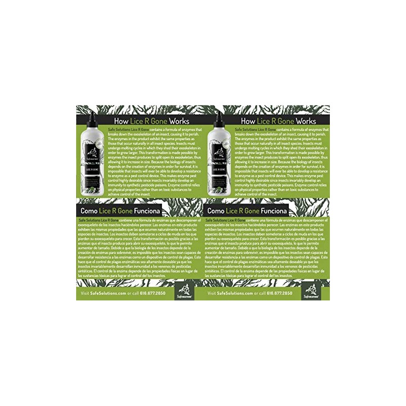 Safe Solutions Lice R Gone Nontoxic Shampoo, 8 oz. Bottle