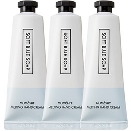 Stop Melting Hand Cream Soft Blue Soap 50ml 3pcs / 멈칫 멜팅 핸드크림 소프트블루 솝 50ml 3개