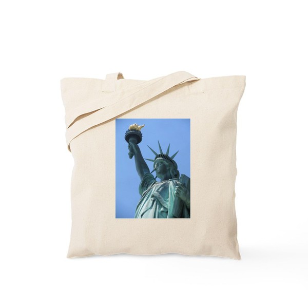 CafePress Statue Of Liberty Tote Bag Reusable Natural Beige Canvas
