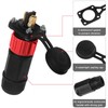 Trolling Motor Plug Receptacle Set, 12V/24V/ 36V/48V Plug for Trolling