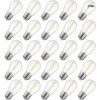 abulber S14 Led Bulbs for Outdoor String Lights,Shatterproof Waterproof Clear